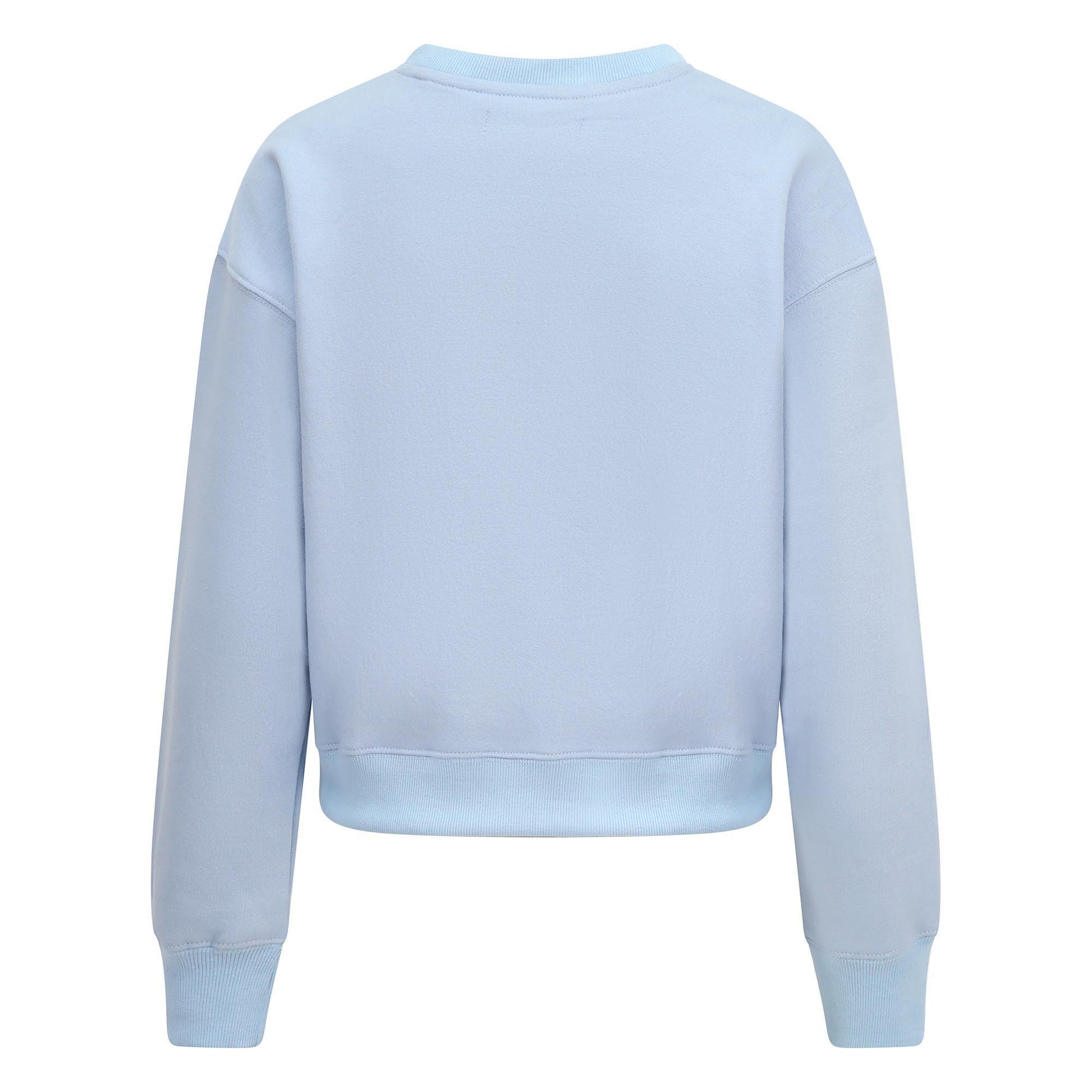 Women's Relaxed Fit New York Printed Sweatshirt Sky Blue - London Attitude