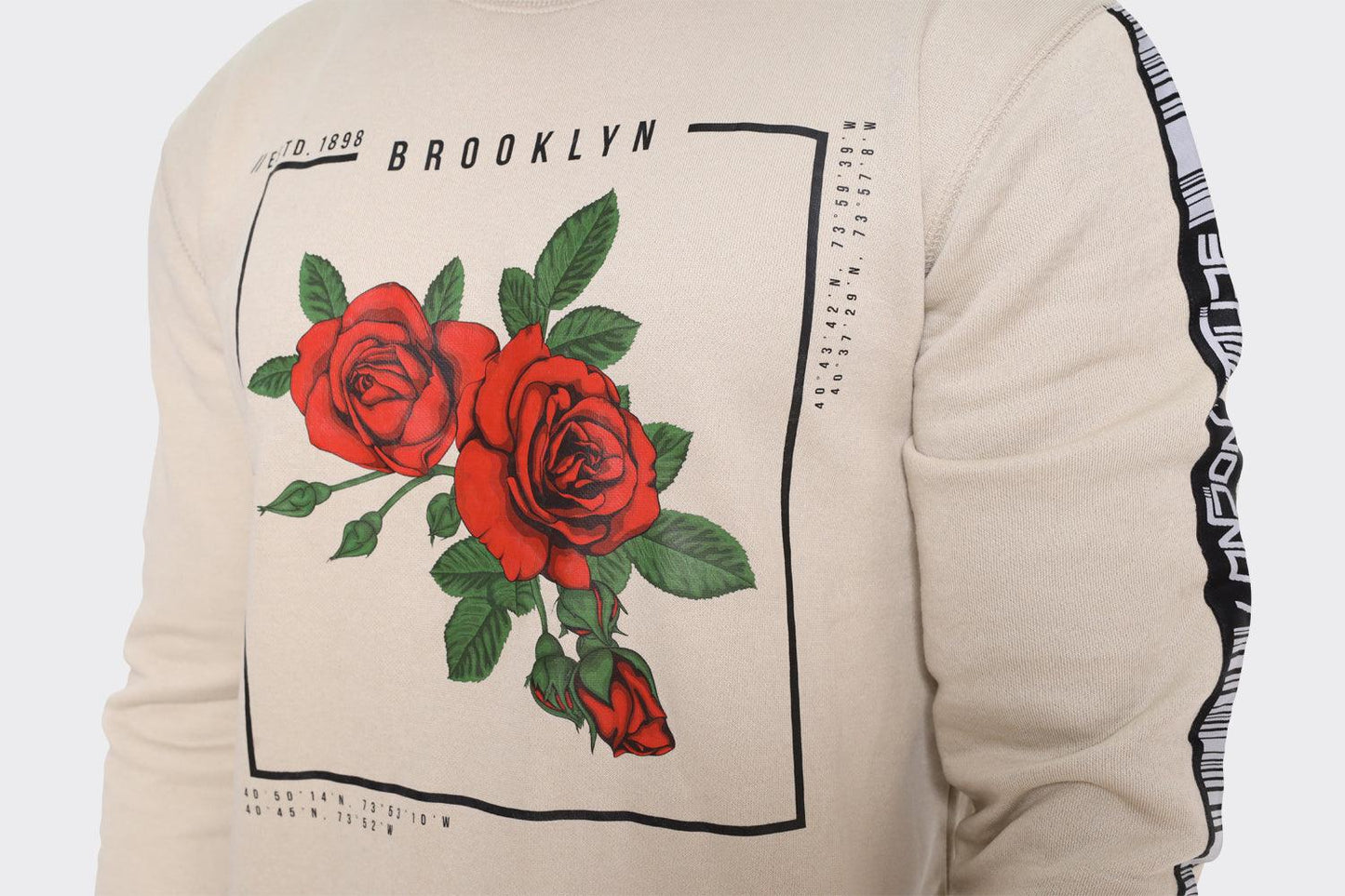 London Attitude Brooklyn Rose Graphic Sweatshirt - London Attitude