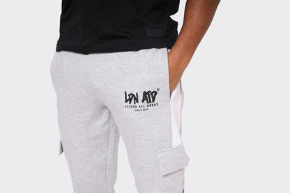 Grey LDN Attitude Cargo Joggers - London Attitude