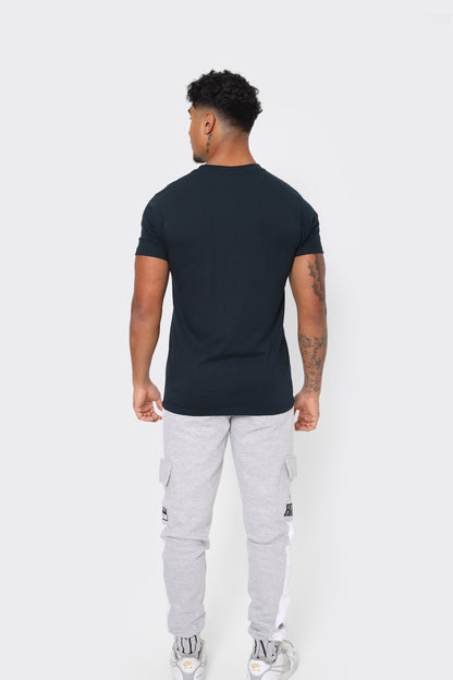 LDN Attitude Graphic Tee  in Dark Blue