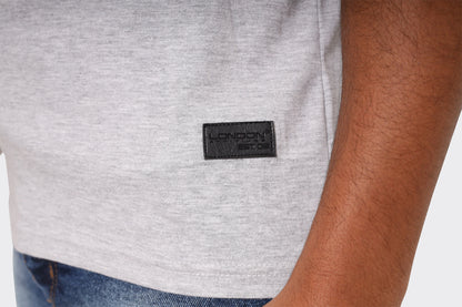 Men's LDN ATTD Grey Crew Neck - "Dare to Be Different" Graphic T-Shirt