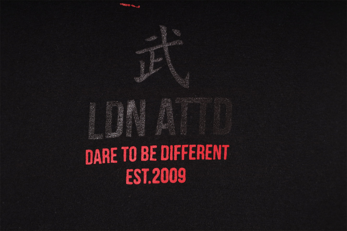 LDN ATTD Black T-Shirt with Red Torii Gate Graphic