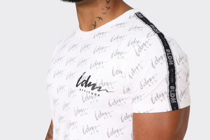 LDN ATTD White Signature All Over Print T-Shirts