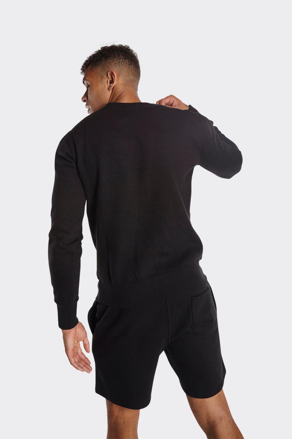 London Attitude Black Utility Pocket Sweatshirt - London Attitude